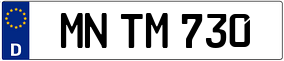 Truck License Plate